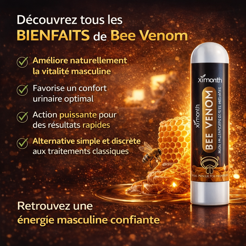 Inhalateur Bee Venom – Retrouver énergie, confort et confiance