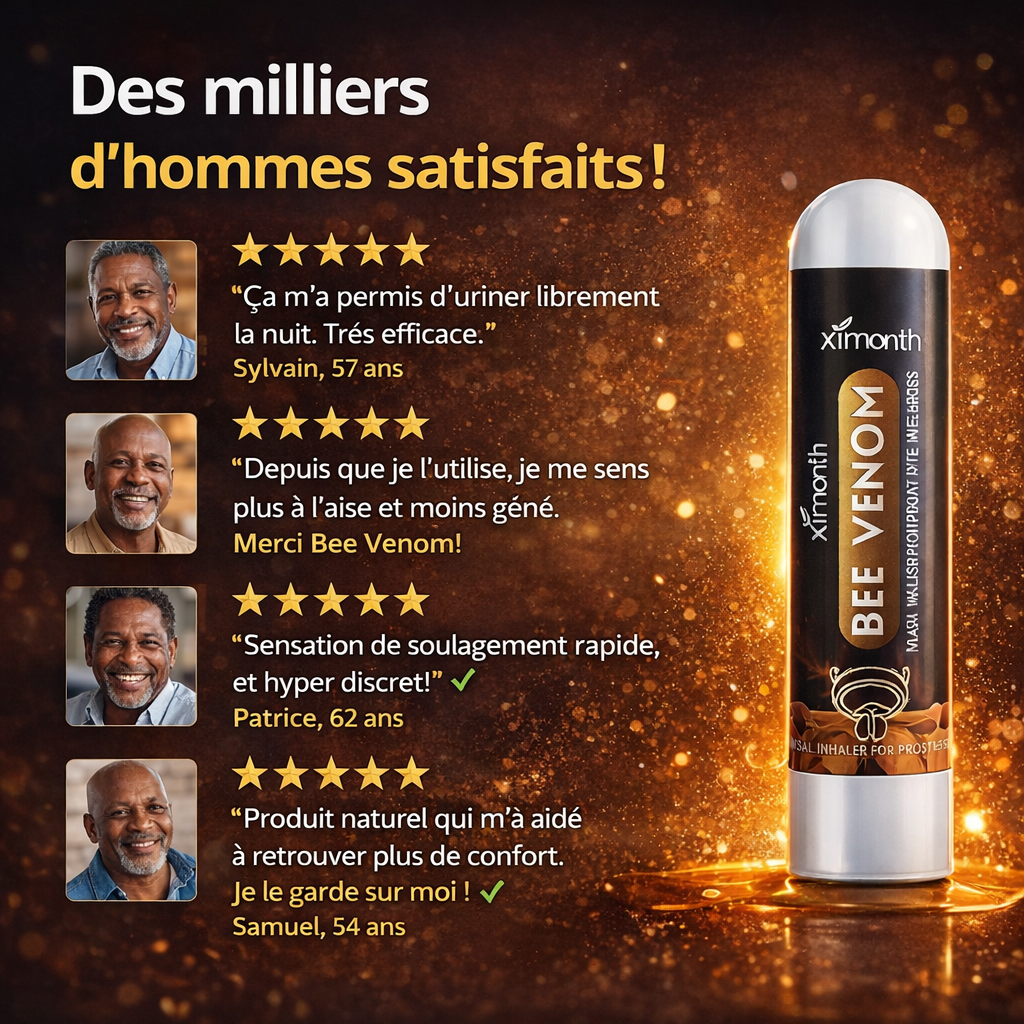 Inhalateur Bee Venom – Retrouver énergie, confort et confiance